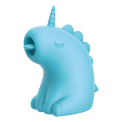 3: ER - Snowflake Unicorn - Massagegerät mit Leckzunge - Blau