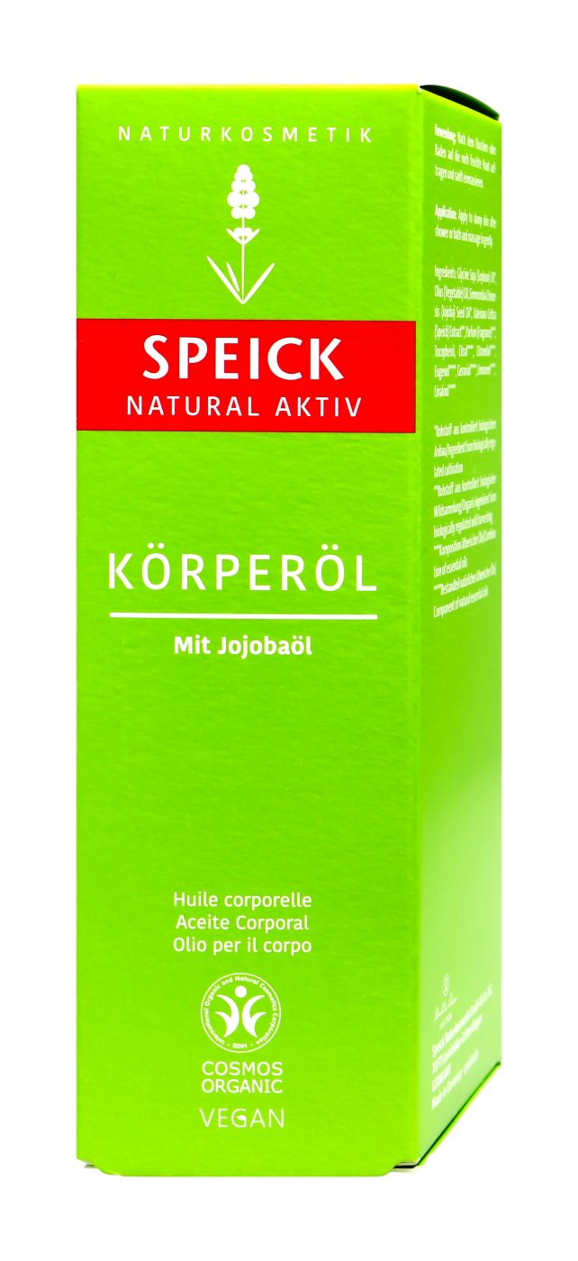 Speick Natural Aktiv Körperöl Spender, 100 ml