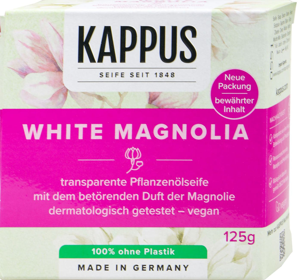 Kappus Seife White Magnolia, 125 g