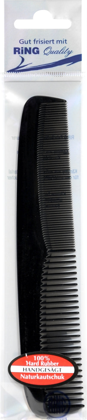 Kamm Damen Naturkautschuk Schwarz, 207 mm