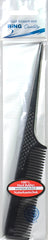 Kamm Stielnadel Naturkautschuk Schwarz, 21,5 cm
