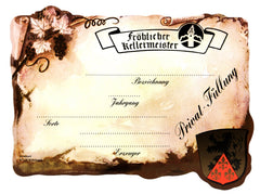 Kitzinger Flaschenbauchetiketten, 25 er