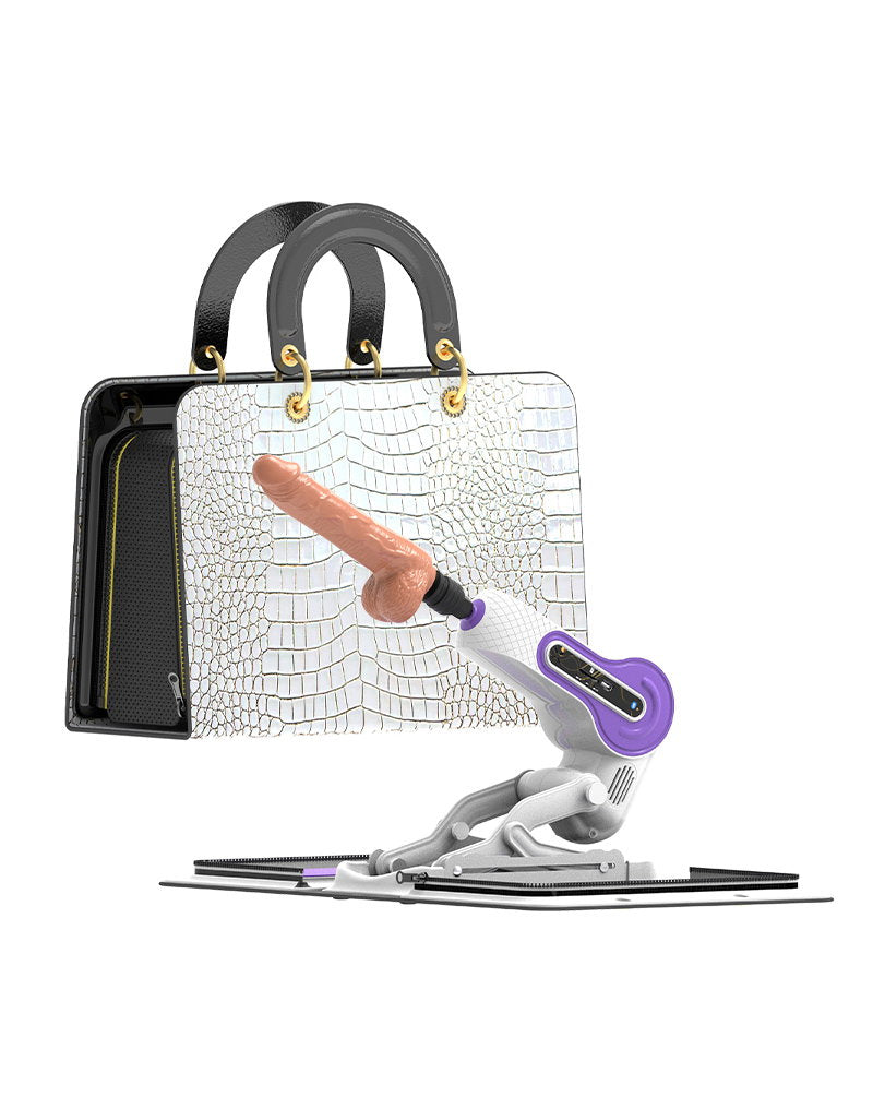 ZSEX - Fuck Machine - Weiße Tasche - Lila Maschine
