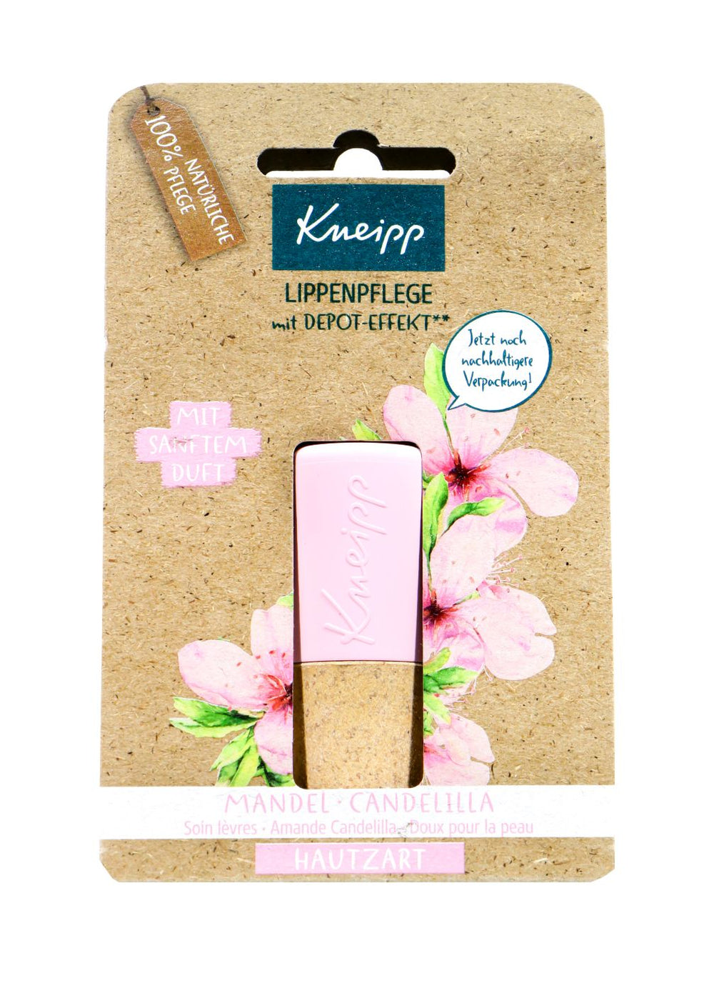 Kneipp Lippenpflege Hautzart Mandel Candelilla, 4,7 g