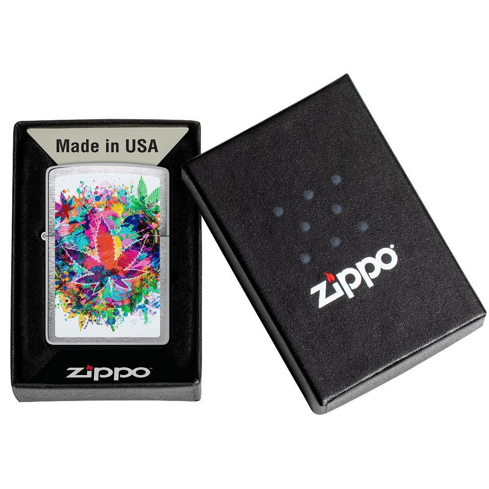 Zippo Feuerzeug ''Splashy Leaf''
