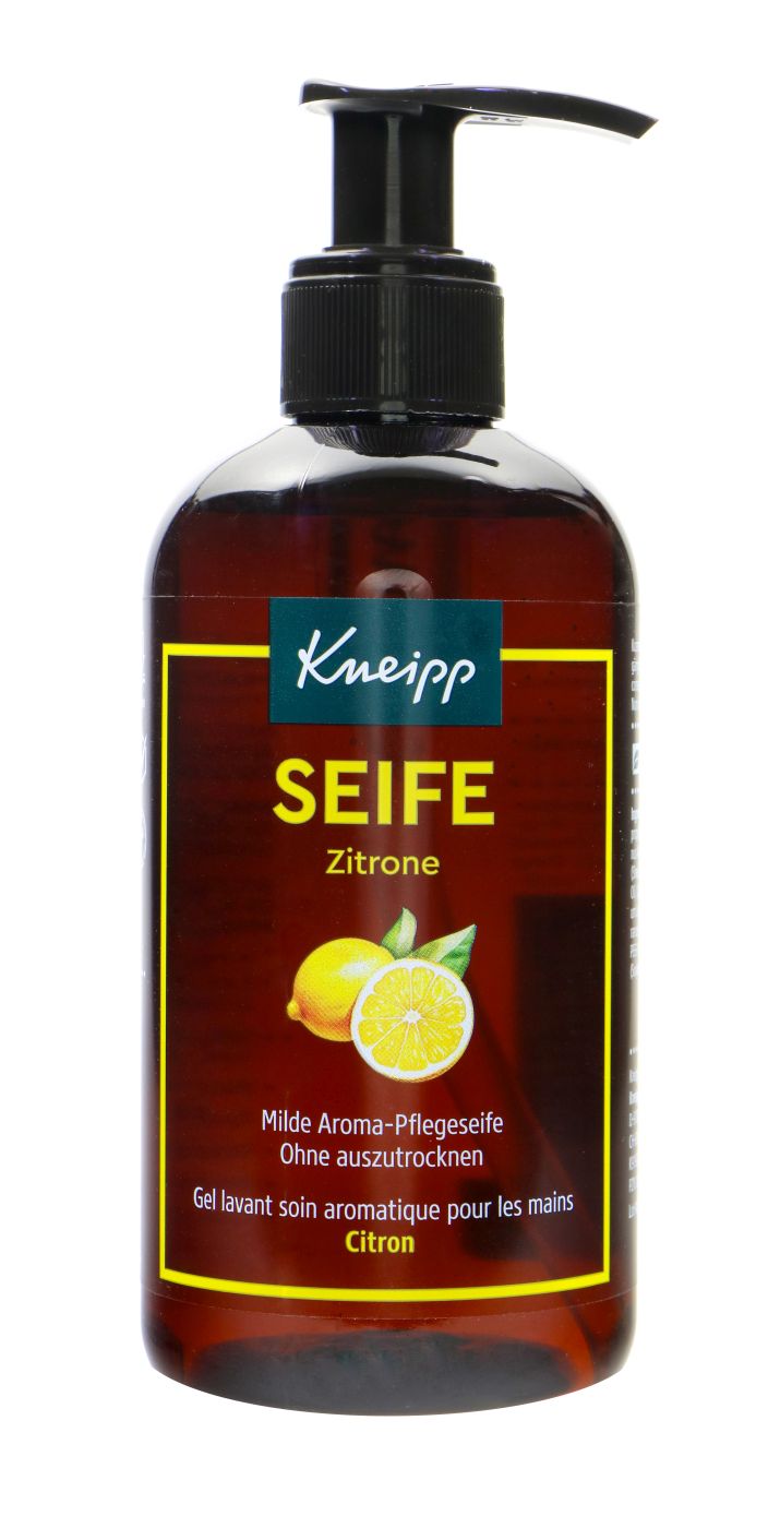 Kneipp Seife Zitrone milde Aroma-Pflegeseife, 250 ml