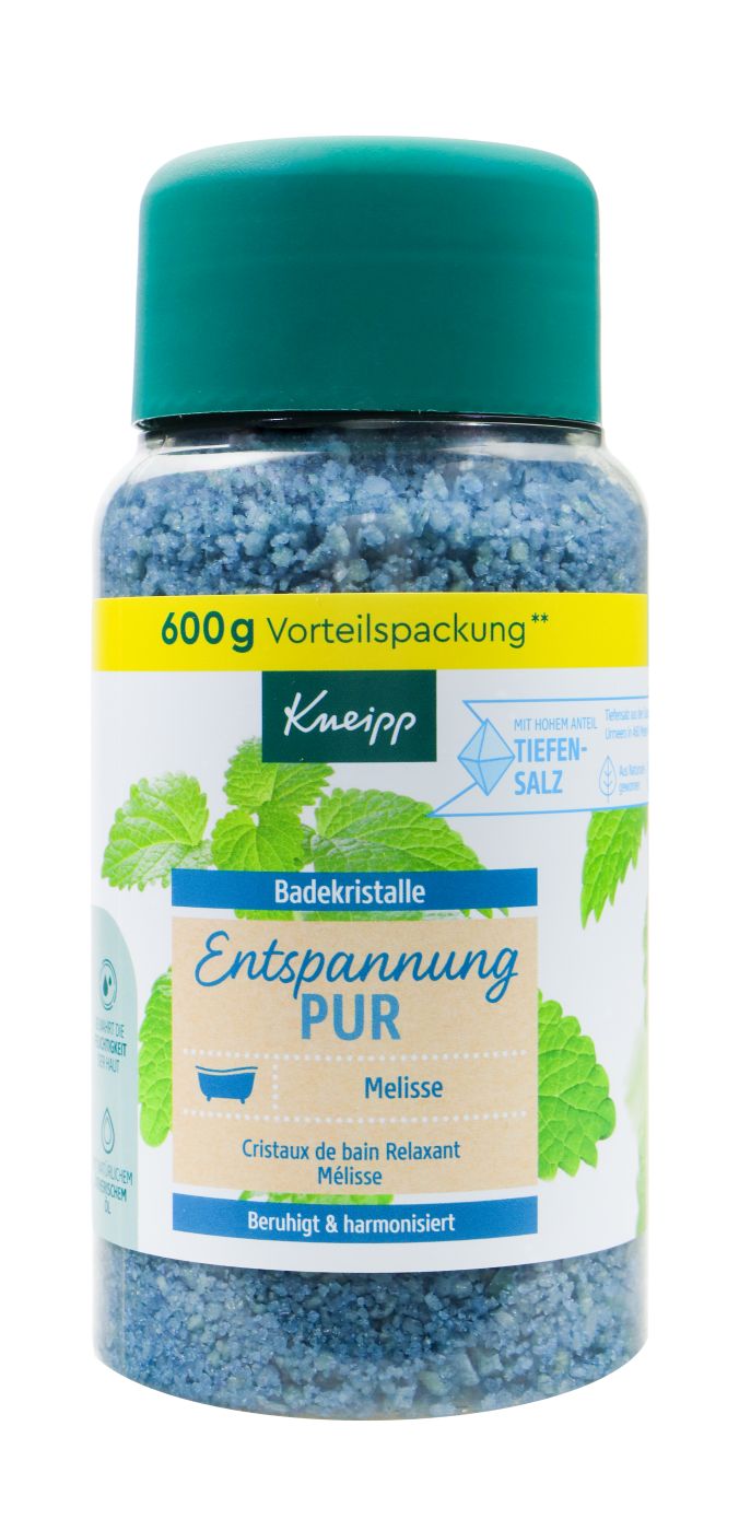 Kneipp Badekristalle Entspannung pur Melisse, 600 g