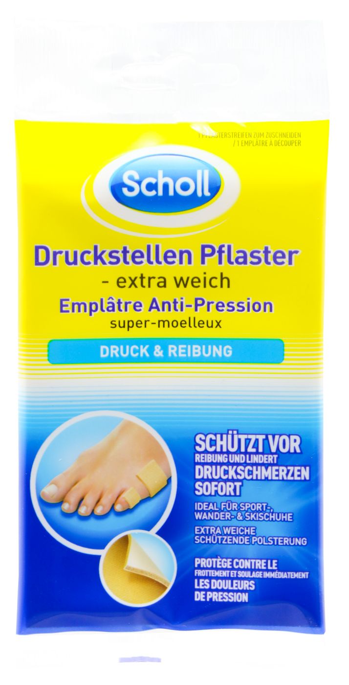 Scholl Druckstellen-Pflaster extra weich, 1 er