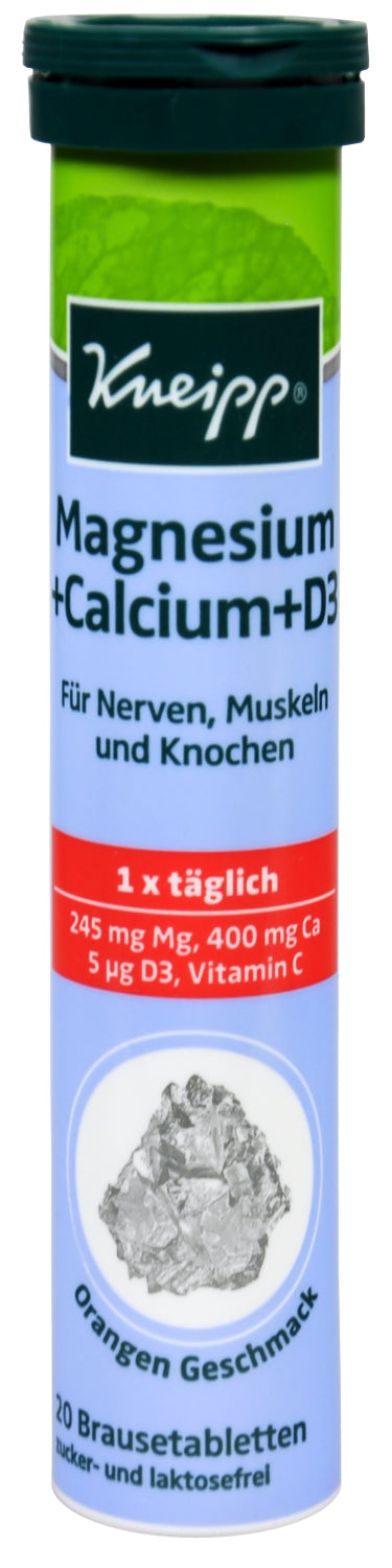 Kneipp Magnesium Calcium Brausetabletten, 20 er