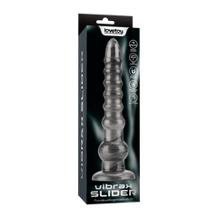 LoveToy - King Size Vibrierender Vibrax Slider 32 cm - Silber