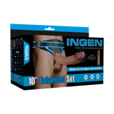 LoveToy - Ingen 25,5cm - Enchanced Set L/XL/2XL - Nude