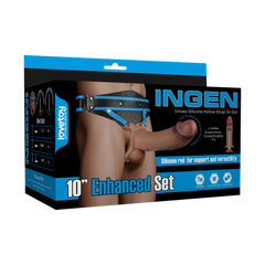 LoveToy - Ingen 25,5 cm - Verbessertes Set XS/S/M - Nude