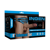 LoveToy - Ingen 23cm - Enchanced Set L/XL/2XL - Nude