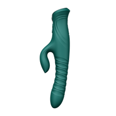 ZALO MOSE 2 – Rabbit-Vibrator mit Stoßfunktion – Grün