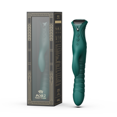 ZALO MOSE 2 – Rabbit-Vibrator mit Stoßfunktion – Grün