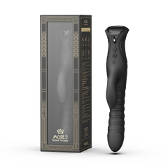 ZALO MOSE 2 – Rabbit-Vibrator mit Stoßfunktion – Schwarz
