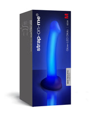 Strap-On-Me – Glow LED Dildo – Größe M – Lila