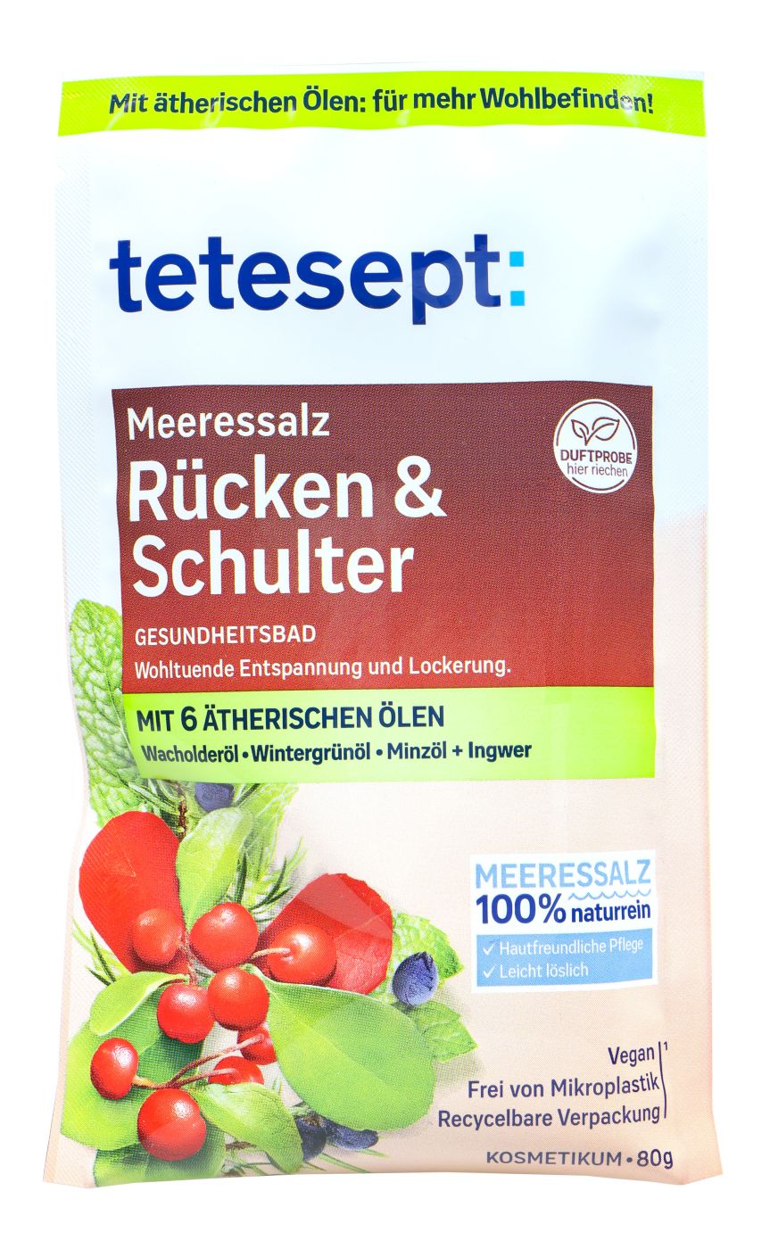Tetesept Meeressalz Rücken und Schulter, 80 g