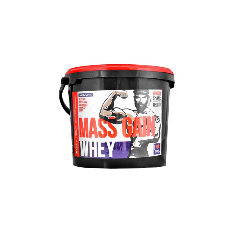 Whey Mass Gain - 3000g - Strawberry
