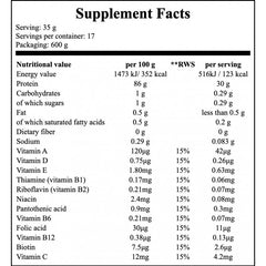 Pure Whey Isolate 95 - 600g - Strawberry