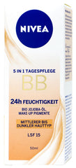 Nivea Visage BB Cream Mittlerer bis Dunkler Hauttyp, 50 ml