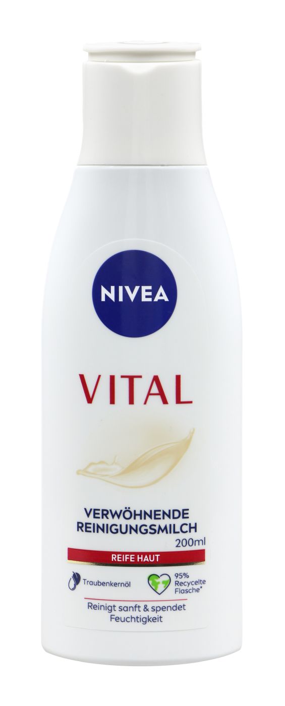 Nivea Vital Verwöhnende Reinigungsmilch, 200 ml