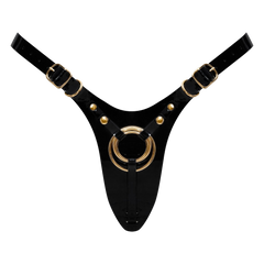 Strap-On-Me - Kunstleder-Harness Fabulous - Einheitsgröße - Schwarz glänzend