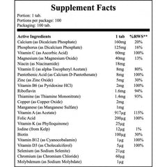 Daily Formula - 100tabs.
