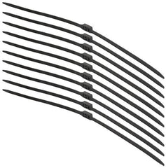 Kunststoffhandschellen, 10 St./P., 89 x 1,3cm, schwarz