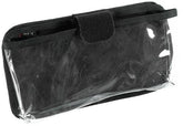 Karten-/Tablet-Tasche, klappbar, schwarz