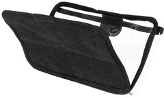Karten-/Tablet-Tasche, klappbar, schwarz