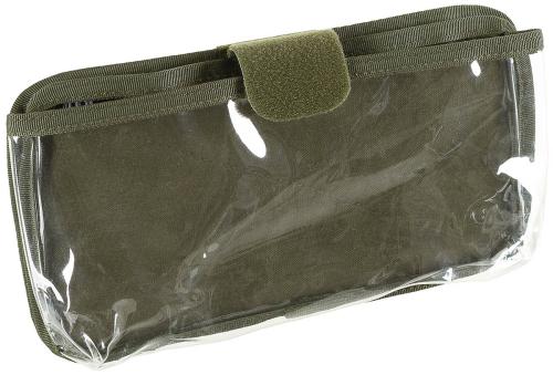 Karten-/Tablet-Tasche, klappbar, oliv