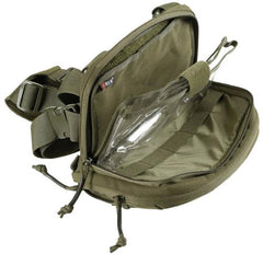Karten-/Tablet-Tasche, klappbar, oliv