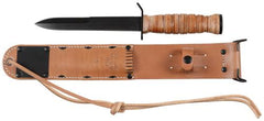 Kampfmesser, M3, Ledergriff, M6 Lederscheide (Repro)