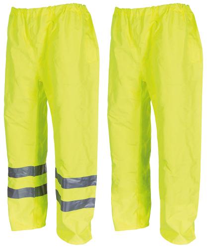 Brit. Signalhose, gelb, Nässeschutz, gebr.