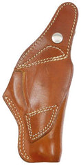 Ital. Pistolenholster, Leder, links, braun, gebr.