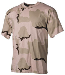 US T-Shirt, halbarm, 3 Farben desert, 170 g/m²