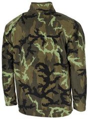 Shirt, "Troyer", Microfleece, langarm, M95 CZ tarn, 200 g/m²
