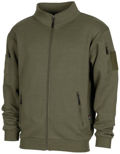 Sweatjacke, "Tactical", oliv