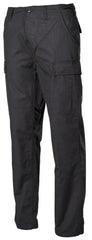 US Kampfhose, BDU, Rip Stop, schwarz