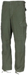 US Kampfhose, BDU, Rip Stop, oliv-stonewashed