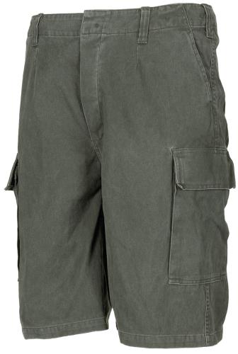 BW Moleskin Bermuda, oliv-stonewashed