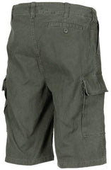BW Moleskin Bermuda, oliv-stonewashed