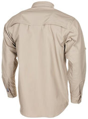 Hemd, "Attack", langarm, khaki, Teflon, Rip Stop