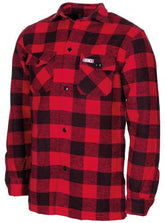 Holzfällerhemd, rot-schwarz, kariert