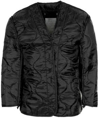 US Feldjacke M65, schwarz, m. auskn. Steppfutter