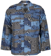 US BDU Feldjacke, Rip Stop, chocolate chip blue camo
