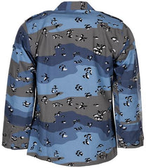 US BDU Feldjacke, Rip Stop, chocolate chip blue camo