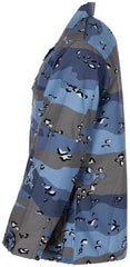 US BDU Feldjacke, Rip Stop, chocolate chip blue camo