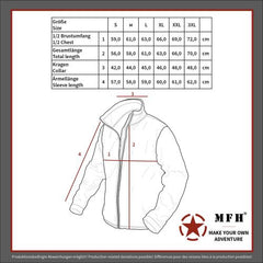 Jacke, "English Style", night-camo